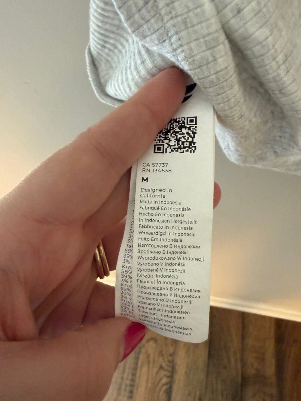 Fabletics Modal Rib Built-In Bra Tank Gray M - Picture 5 of 8